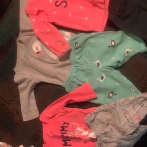 Newborn outfits.